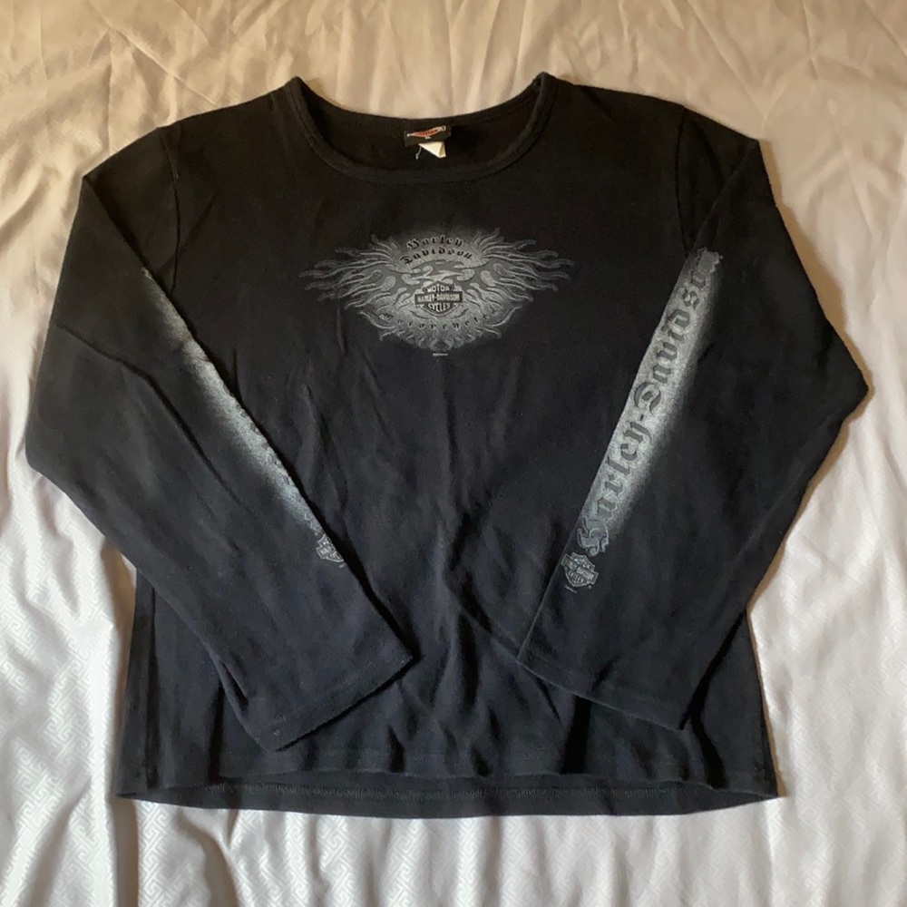 Harley Davidson Motorcycles Graphic Long Sleeve